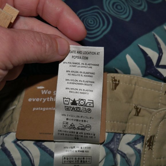 Patagonia Stretch Wavefarer 21" Board Shorts Quick Drying DWR UPF50 Sizes 28 30 - Picture 8 of 8